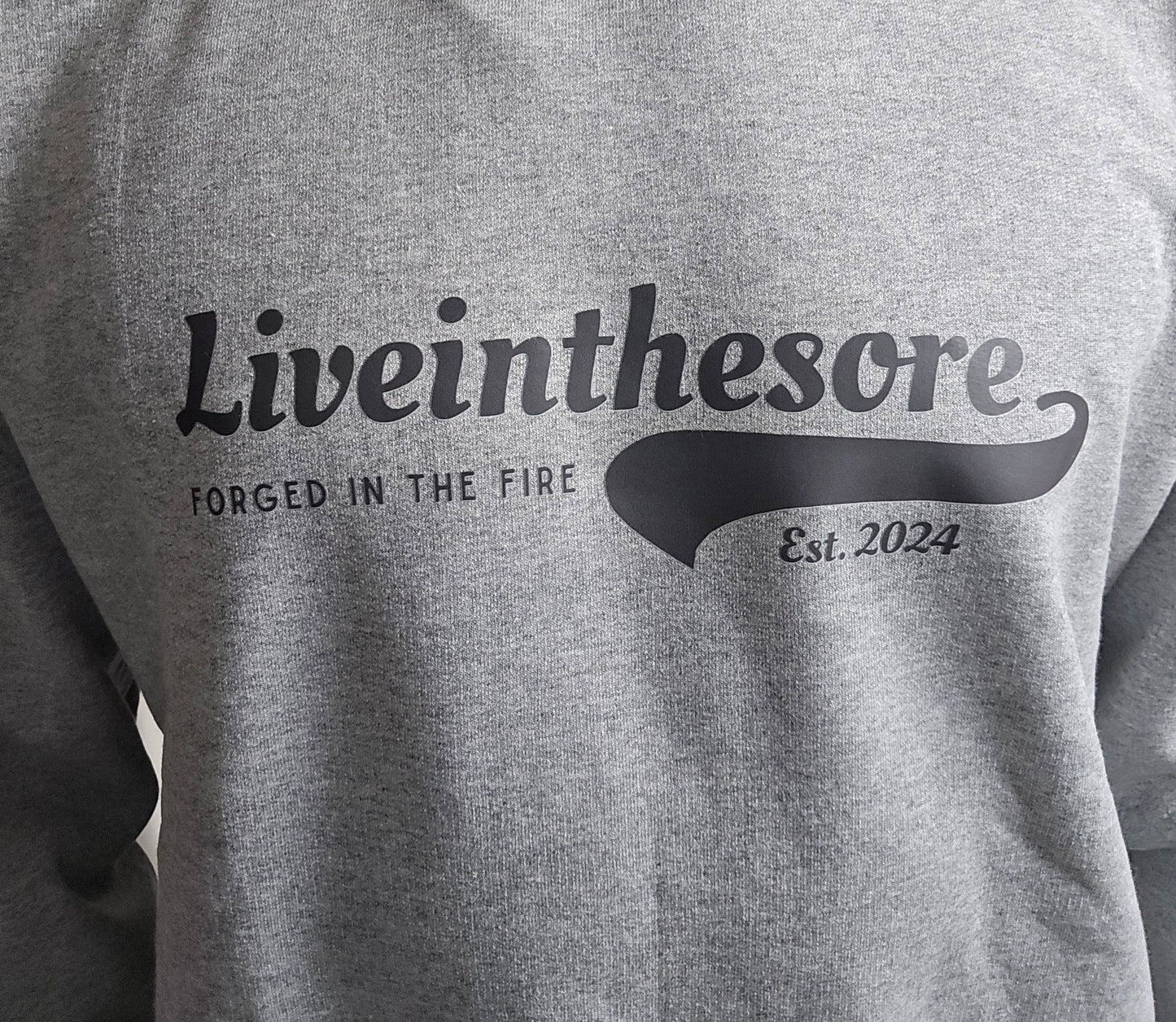 LIVEINTHESORE Forged In The Fire Sweater