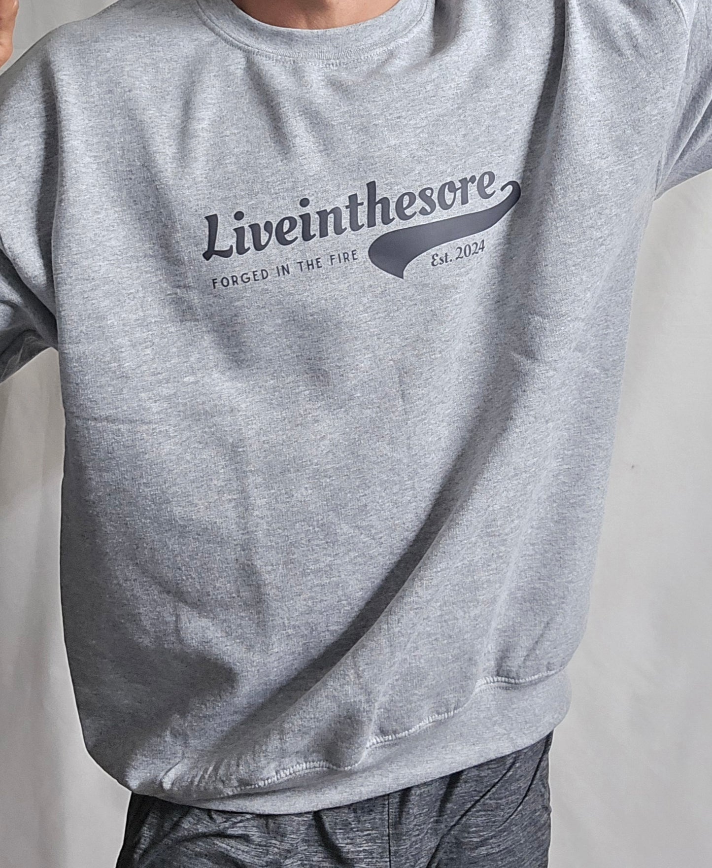 LIVEINTHESORE Forged In The Fire Sweater