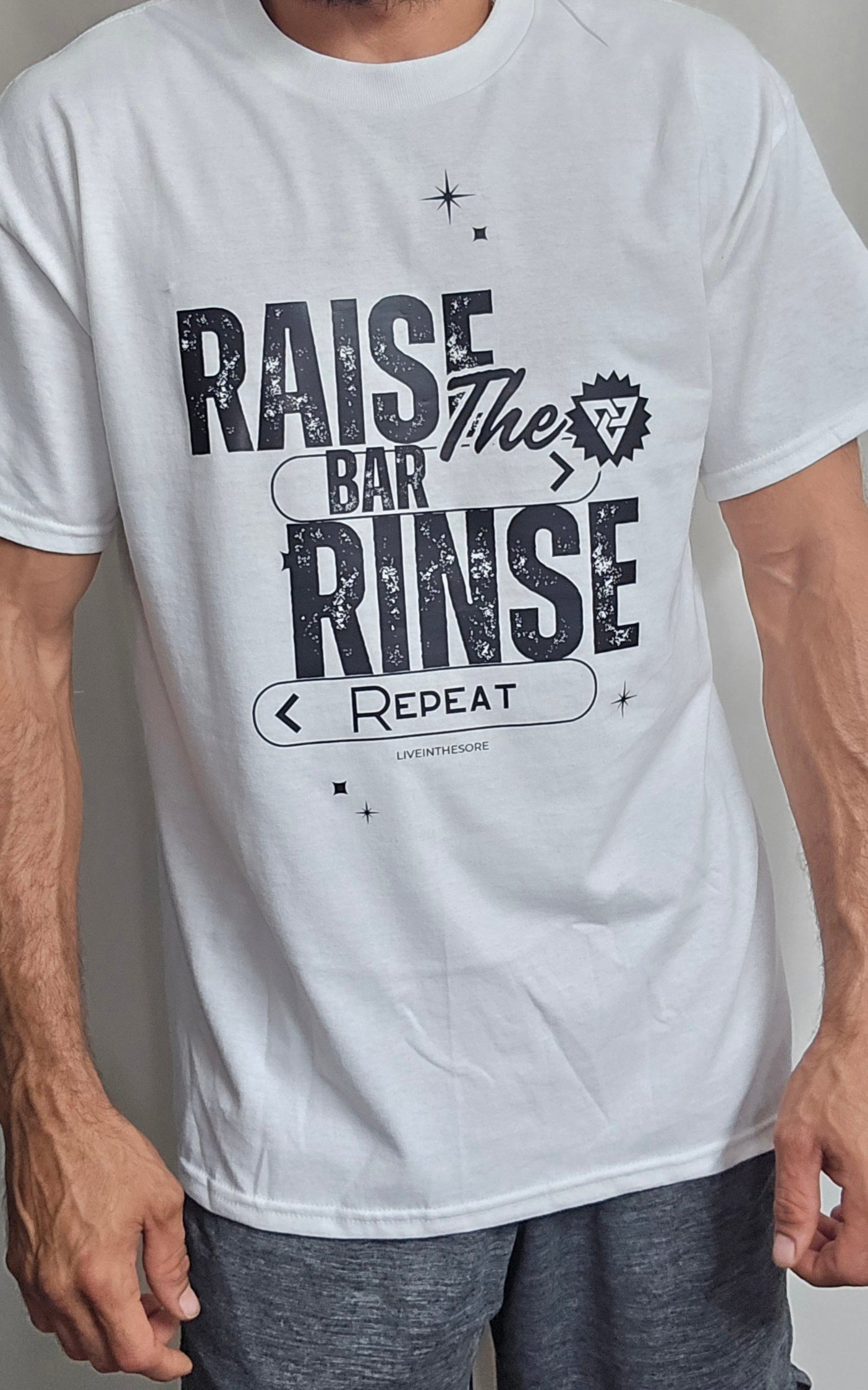 LIVEINTHESORE-Rx3 T-shirt