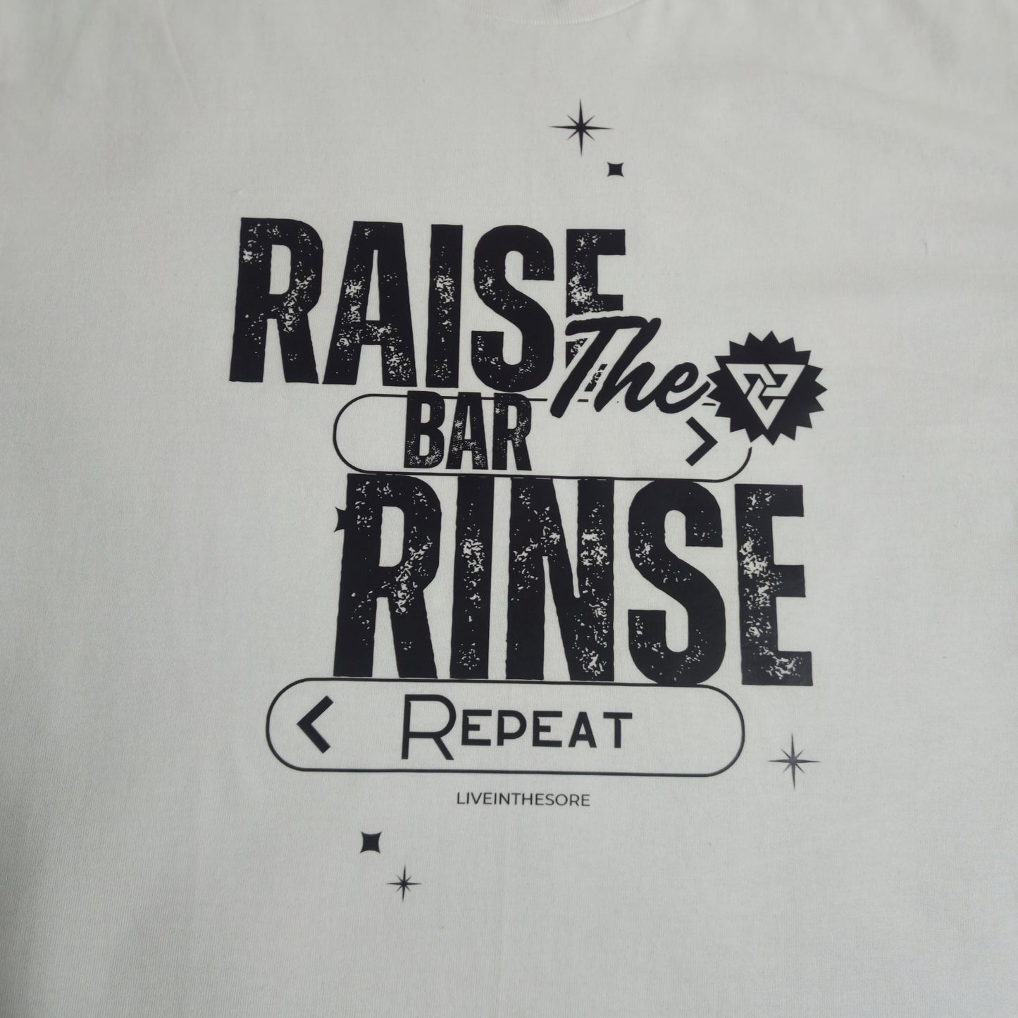 LIVEINTHESORE-Rx3 T-shirt