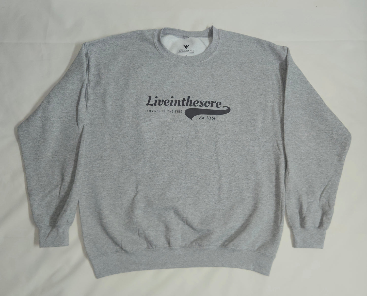LIVEINTHESORE Forged In The Fire Sweater