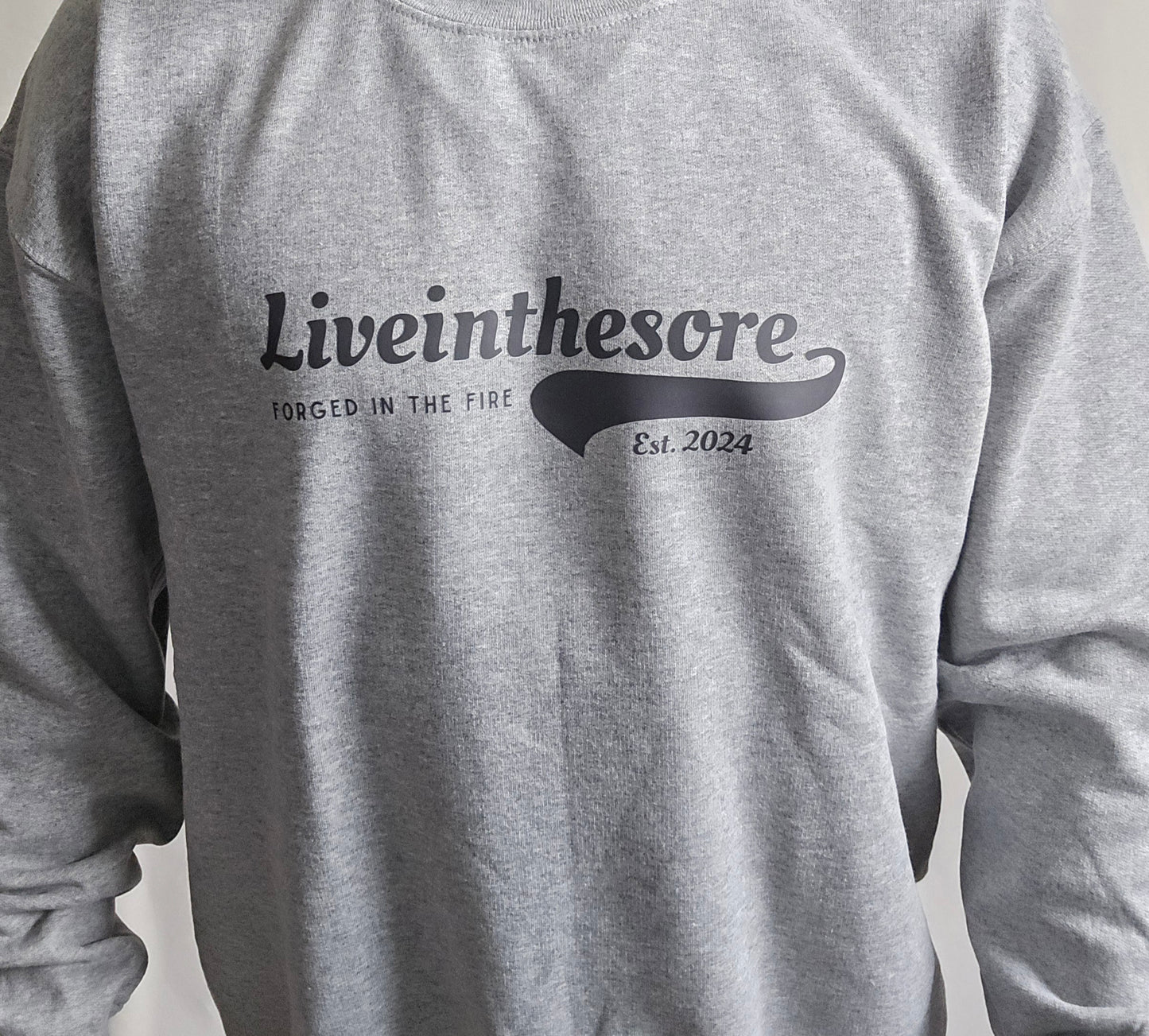 LIVEINTHESORE Forged In The Fire Sweater