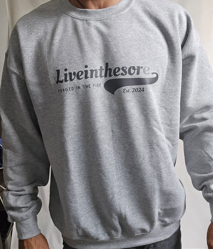 LIVEINTHESORE Forged In The Fire Sweater