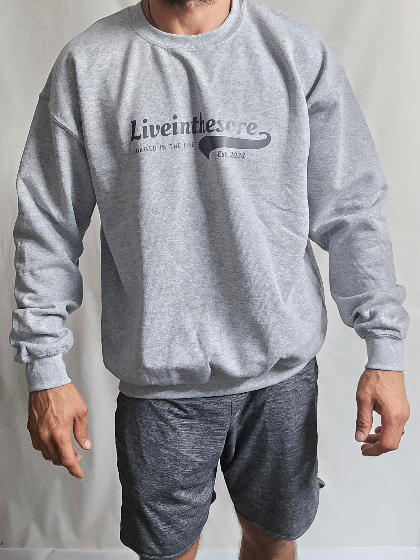 LIVEINTHESORE Forged In The Fire Sweater