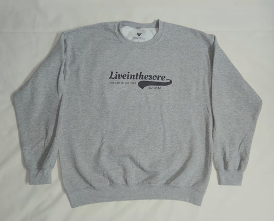 LIVEINTHESORE Forged In The Fire Sweater